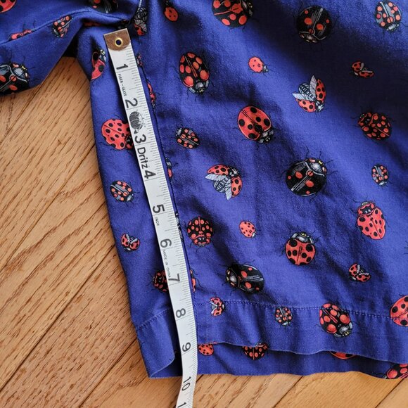 RLX Ralph Lauren Golf Shorts Ladybug Print Purple Blue Men's Size 34 Stretch Fit - Picture 12 of 12